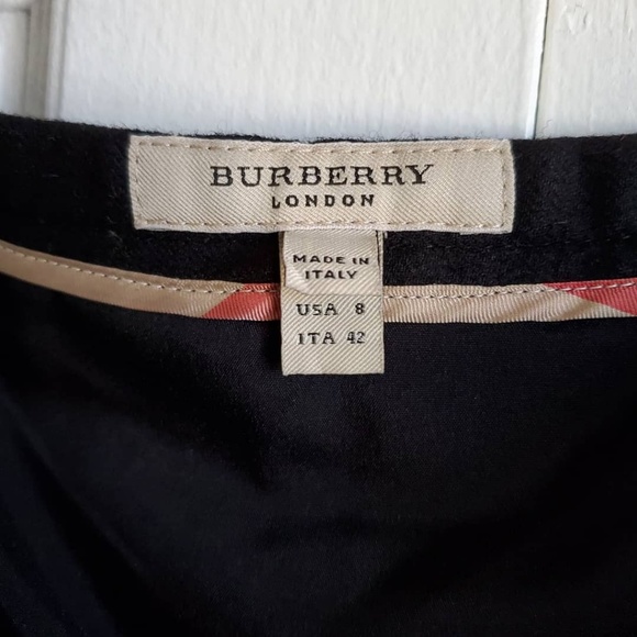 Burberry London Black Pleated Skirt - Picture 3 of 4